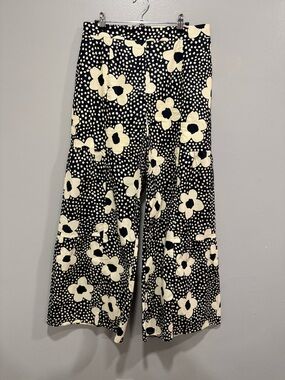 Sugar Lips Floral Wide Leg Pant Size Large